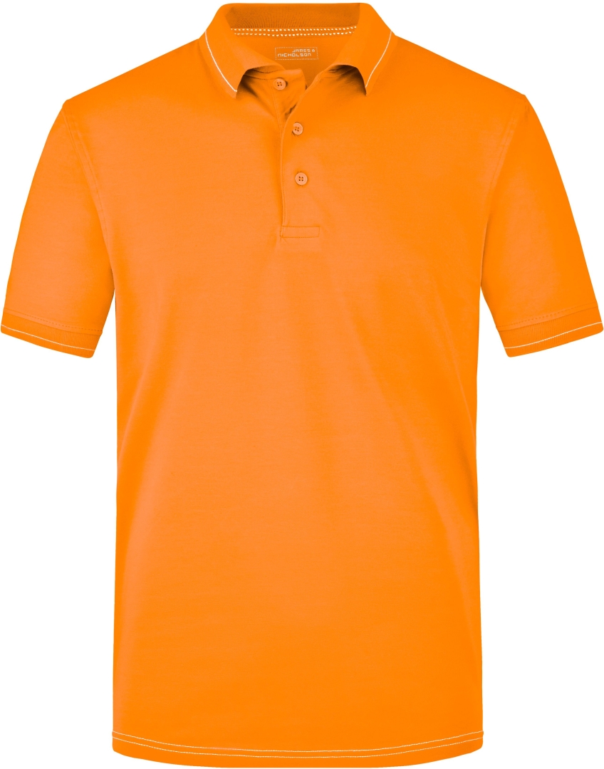 Polokošile Elastic pánská JN569 Orange/white