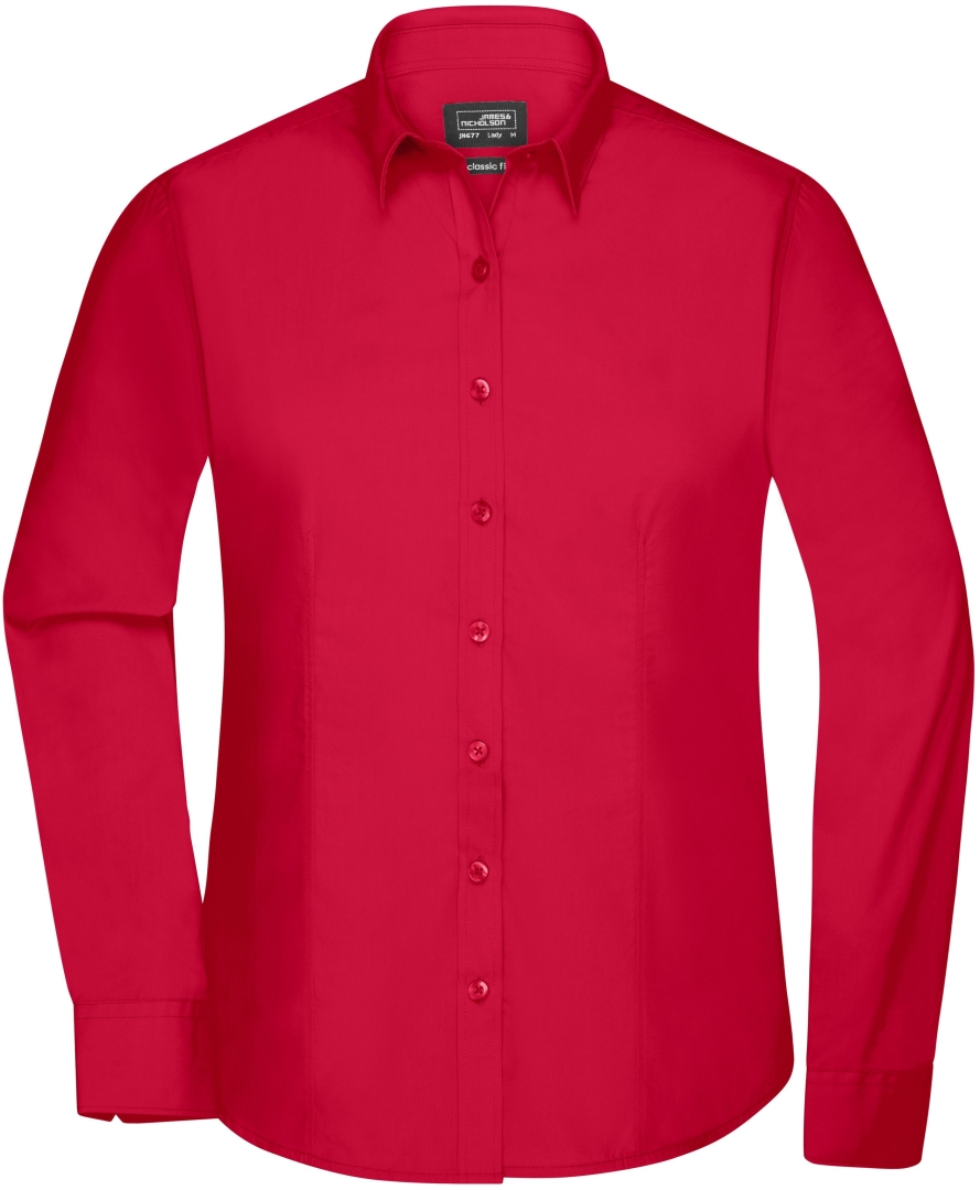 Košile Poplin dámská JN677 Red