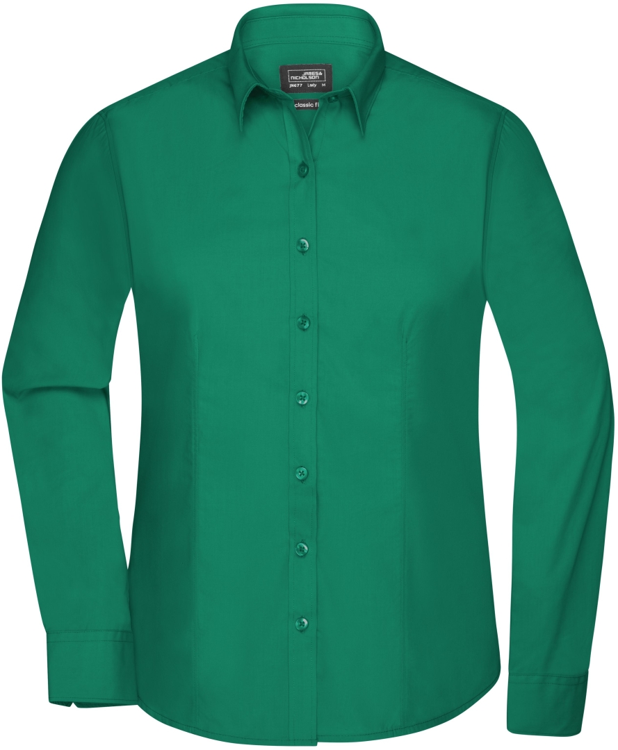 Košile Poplin dámská JN677 Irish green