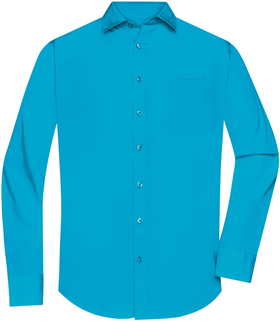 Košile Poplin pánská JN678 Turquoise