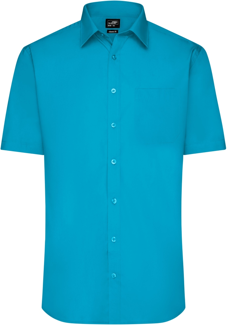 Košile Poplin pánská JN680 Turquoise