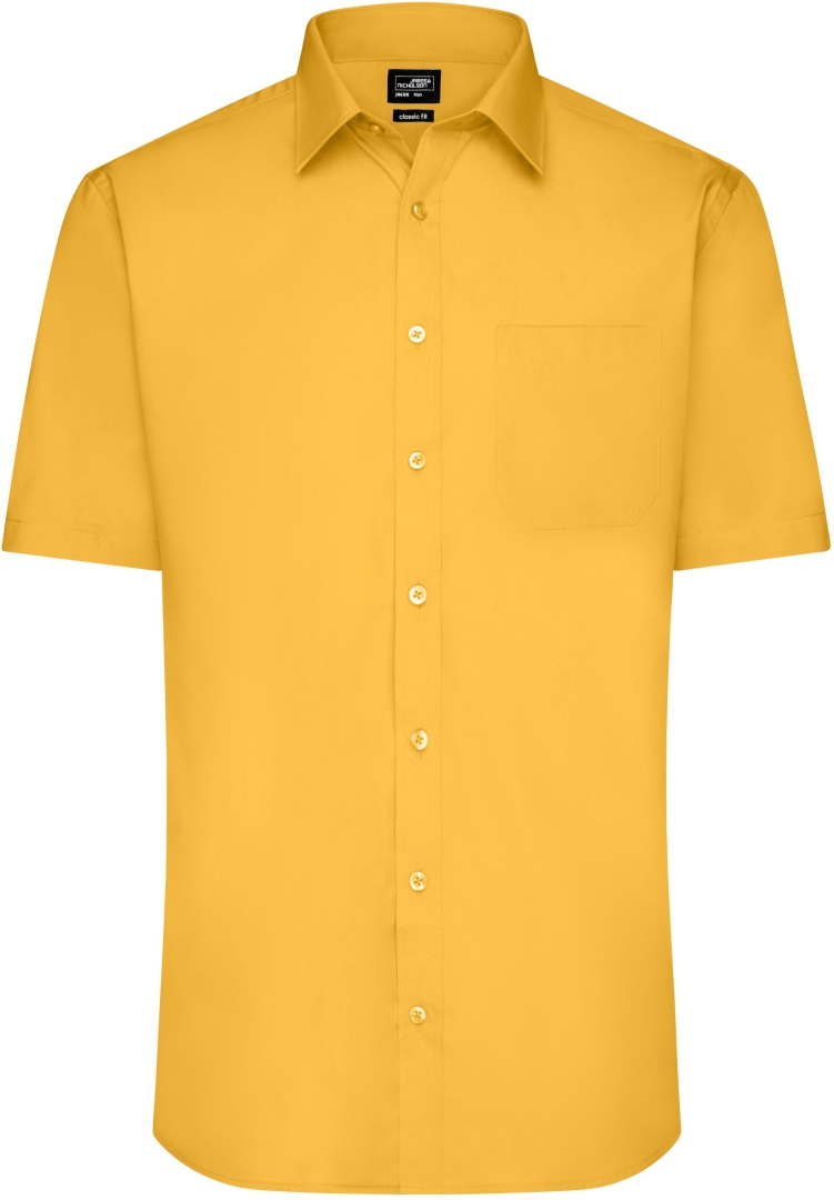 Košile Poplin pánská JN680 Yellow