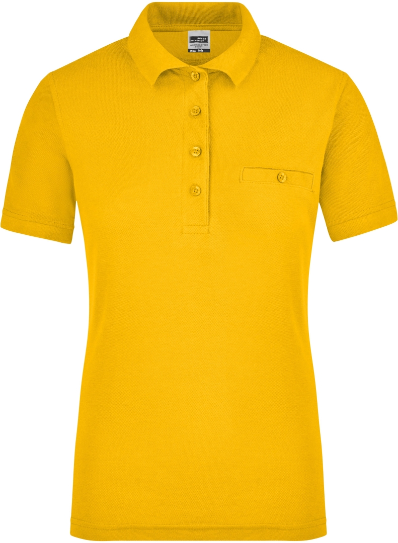 Polokošile Workwear Pocket dámská JN867 Gold yellow