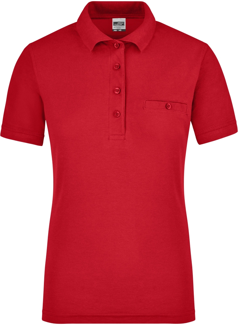 Polokošile Workwear Pocket dámská JN867 Red