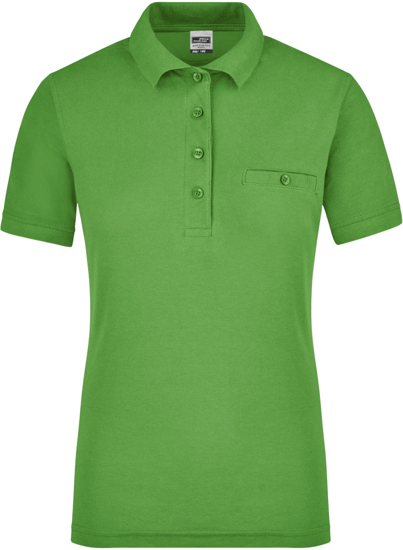 Polokošile Workwear Pocket dámská JN867 Lime green