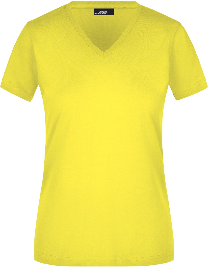 Tričko V-Slim Fit dámské JN972 Yellow