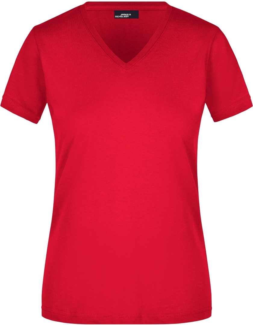 Tričko V-Slim Fit dámské JN972 Red