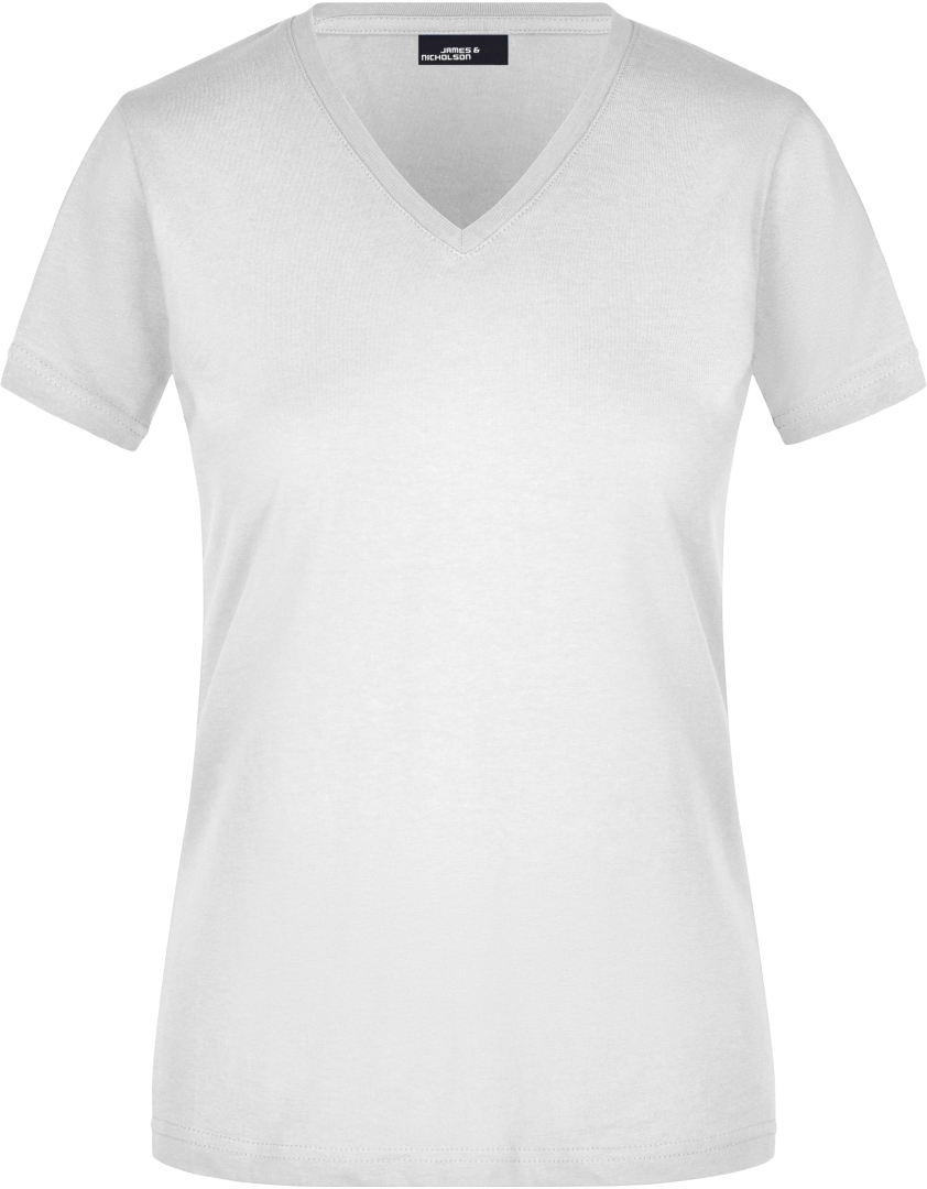 Tričko V-Slim Fit dámské JN972 White